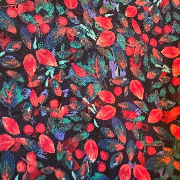 J. Crew Blue/Red Pattern Silk Camisole Top Sz 0 - Picture 7 of 8